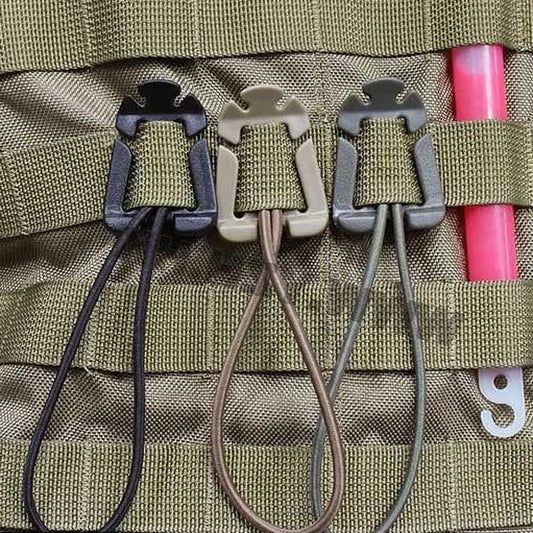 Outdoor Nylon Camping Bag Hanger Hook 2Pcs